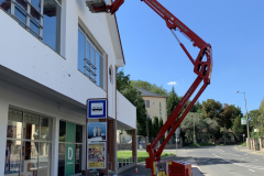Festési munkálatok Salgótarjánban