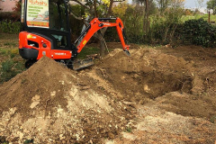 Kubota KX016-4 minikotró markológép