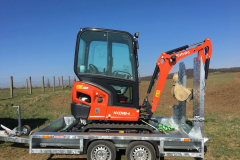 Kubota KX016-4 minikotró markológép