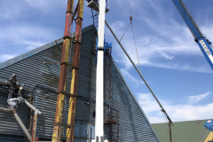 32 méteres emelőkosaras Socage gépünk Tolnanémediben dolgozott
