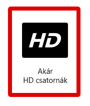 HD csatornák