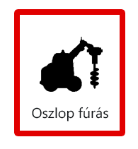 Oszlop fúrás