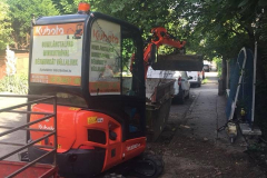 Kubota KX016-4 minikotró markológép