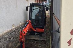 Kubota KX016-4 minikotró markológép