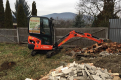 Kubota KX016-4 minikotró markológép